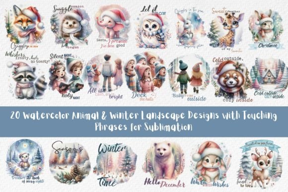 20 Watercolor Christmas Images: A Brand Designer’s Review