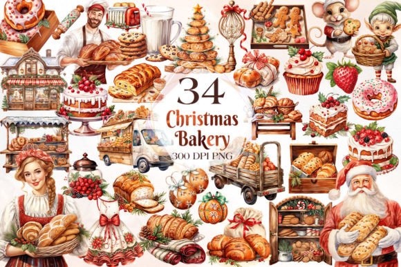 Christmas Bakery Sublimation Clipart: A Designer’s Review