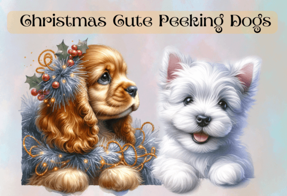 Christmas Cute Peeking Dogs Clipart No10: A Brand Designer’s Review