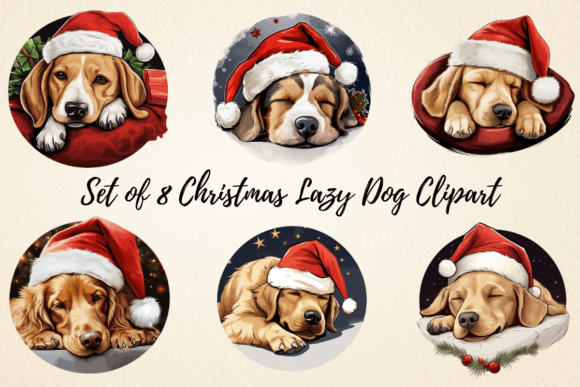 Christmas Lazy Dog Sublimation Clipart Review