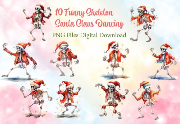 Funny Skeleton Christmas Dancing PNG: A Brand Designer’s Review for Illustrations