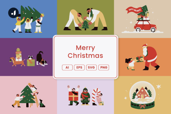 Merry Christmas Illustration Review for Sellers