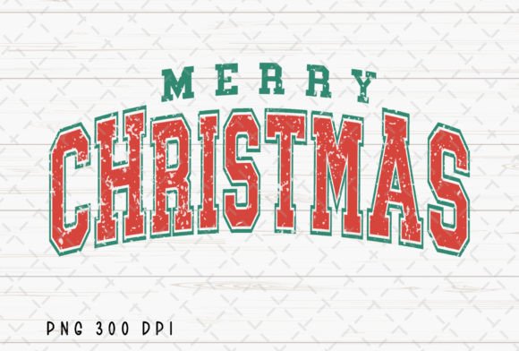 Merry Christmas Season Retro Varsity PNG: A Brand Designer’s Review for Modern Illustrations