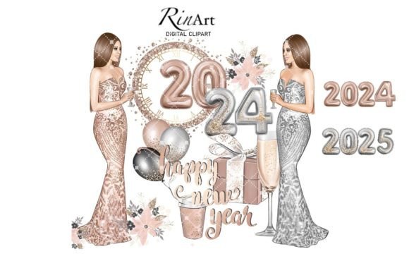 New Year Clipart,2024, Christmas Png: A Publisher’s Review