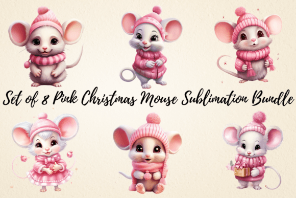 Pink Christmas Mouse Sublimation Bundle Review