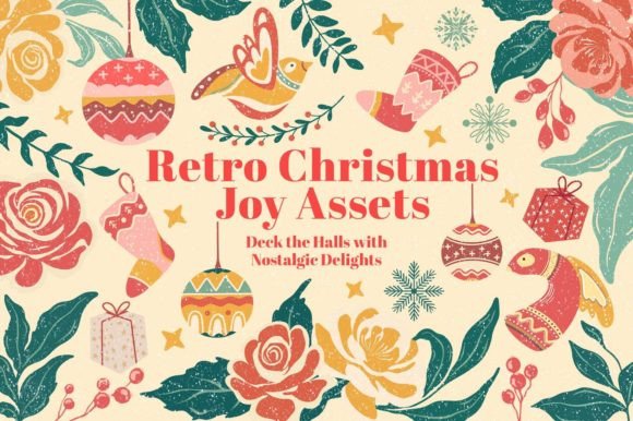 Retro Christmas Joy Assets Embroidery Review