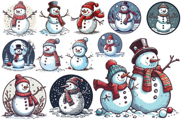 Review: 12 X Christmas Snowman Bundle for Crafters