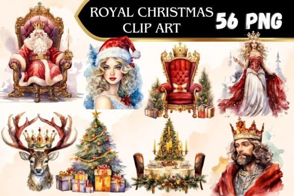 Royal Christmas Clipart Sublimation Review