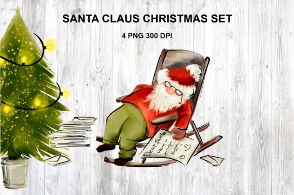 Santa Claus Christmas Illustrations: A Brand Designer’s Review