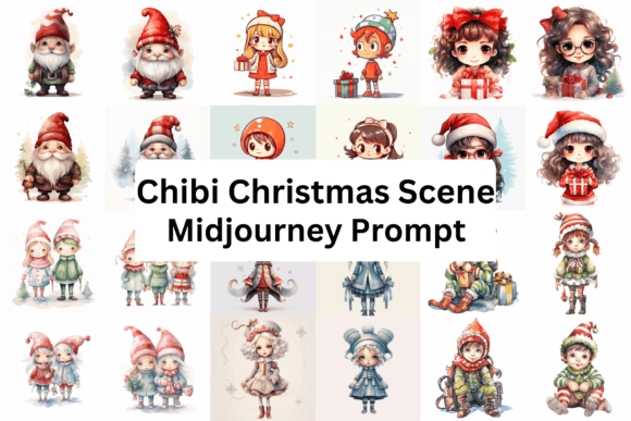 Watercolor Chibi Christmas Scene: A Designer's Stitch-Test Review